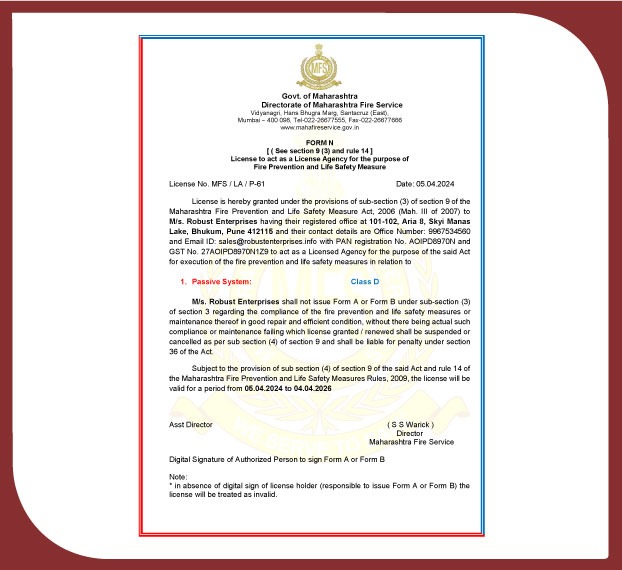 Certificates